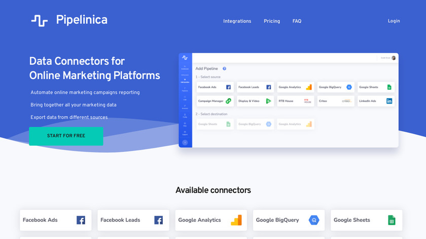 Pipelinica Landing Page