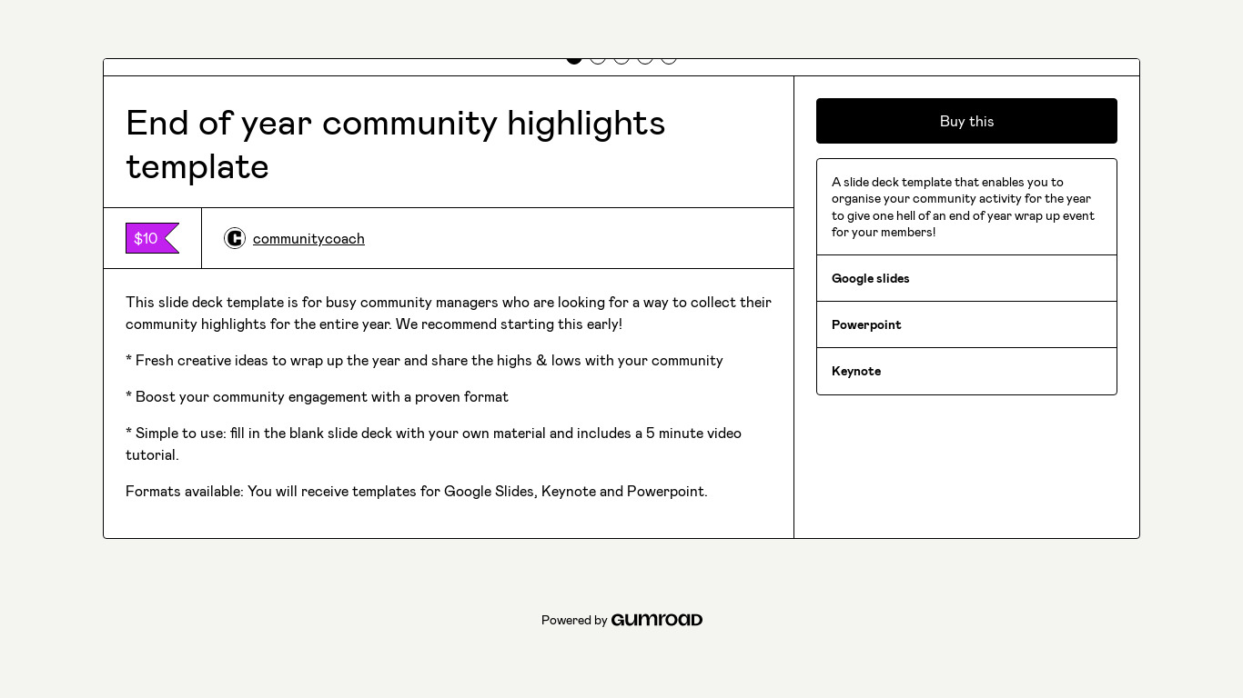 Community Highlights Landing page