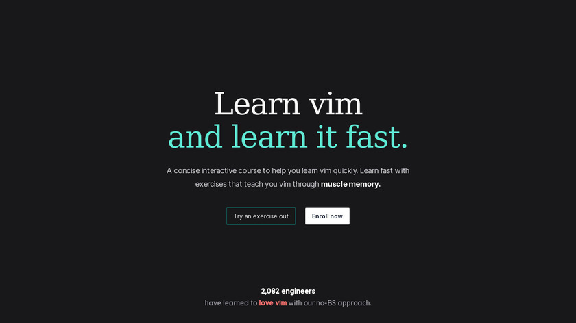 vim.so Landing Page