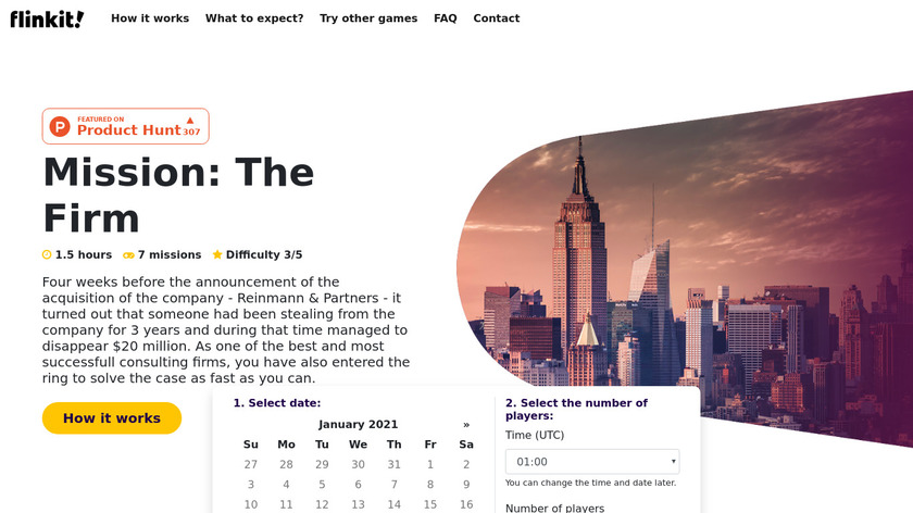 The Firm by Flinkit! Landing Page