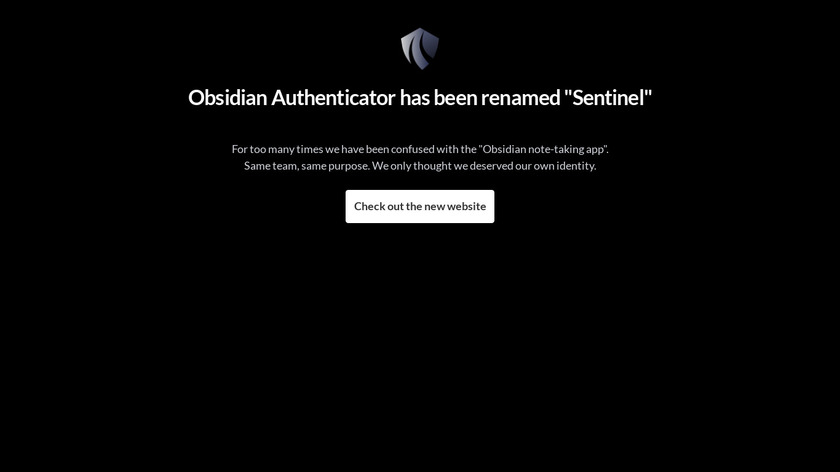 ObsidianApp.io Landing Page