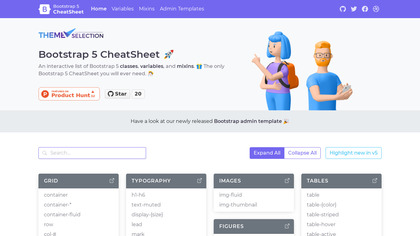 Bootstrap 5 CheatSheet image