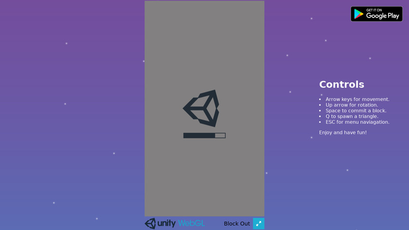Block Out Landing Page