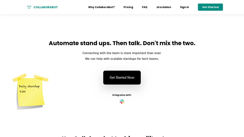Collaborabot Landing Page