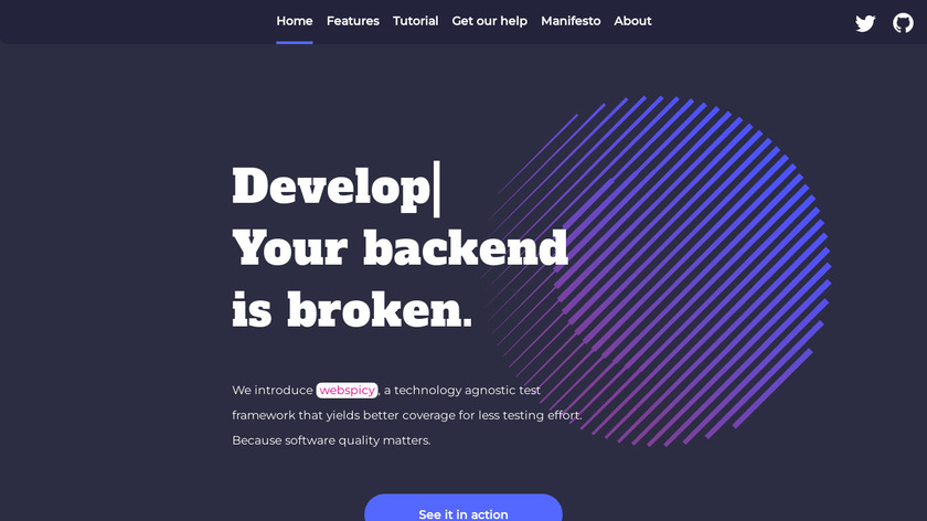 Webspicy Landing Page