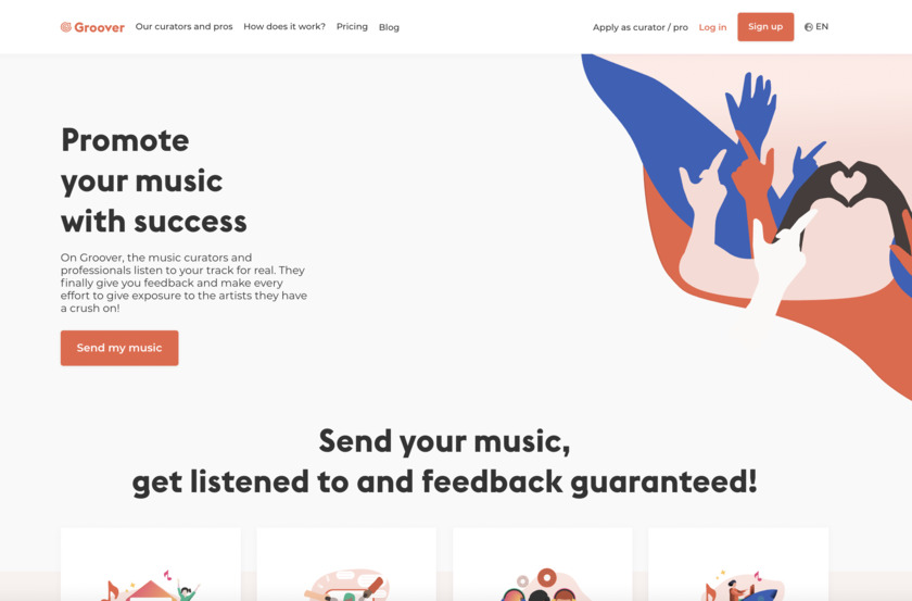 Groover Landing Page