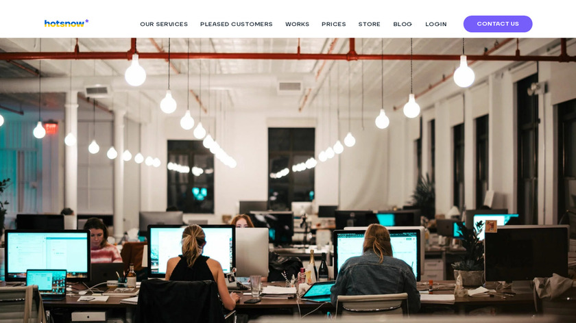 hotsnow.fi Landing Page
