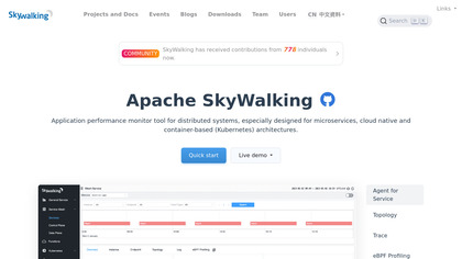 Apache SkyWalking screenshot