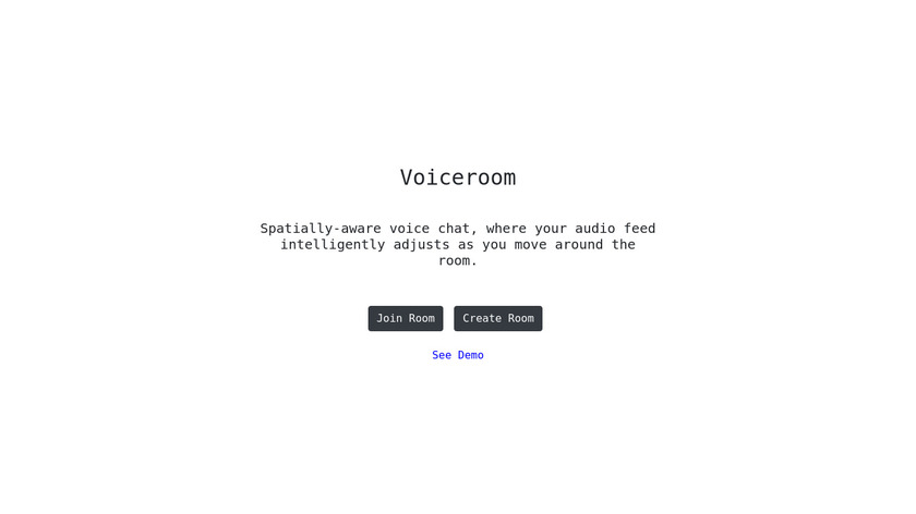 Voiceroom.us Landing Page