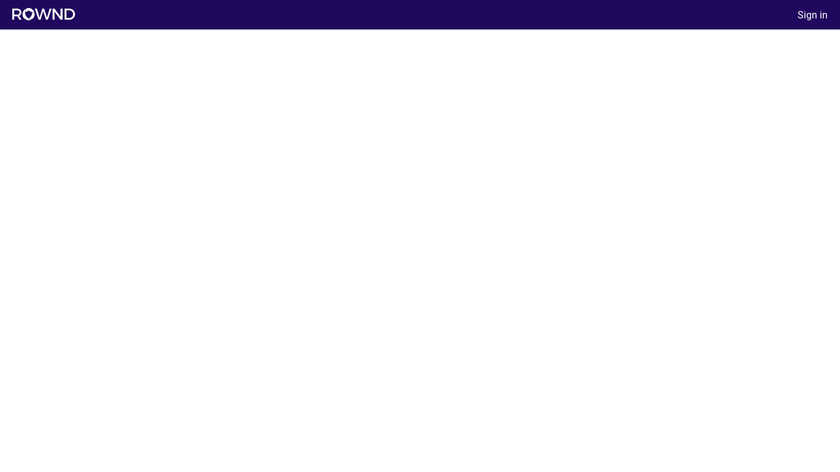 Rownd Data Privacy Platform Landing Page