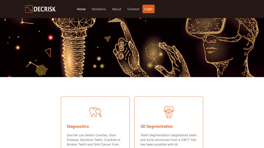 Decrisk Landing Page