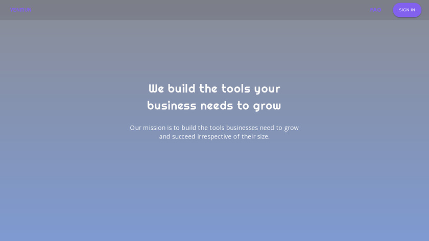 Venmun Landing Page