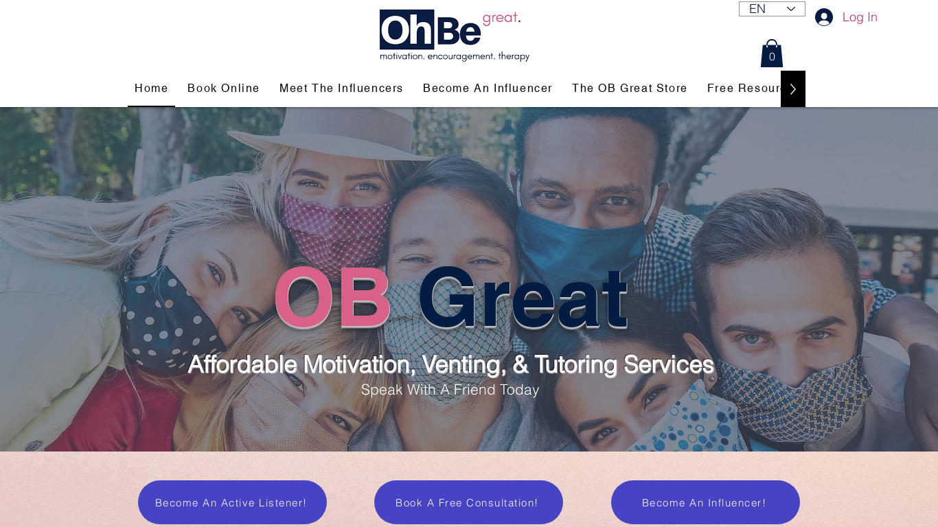 OB Great Landing page