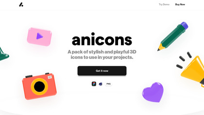 Anicons.design screenshot
