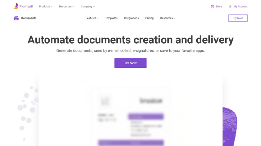 Plumsail Documents Landing Page