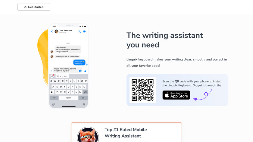 Linguix Keyboard Landing Page
