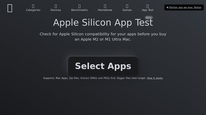 Apple Silicon App Test image