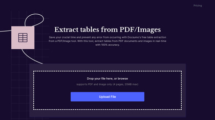 Extract Tables by Docsumo image