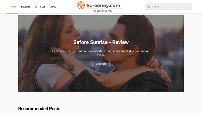 Screeney Landing Page
