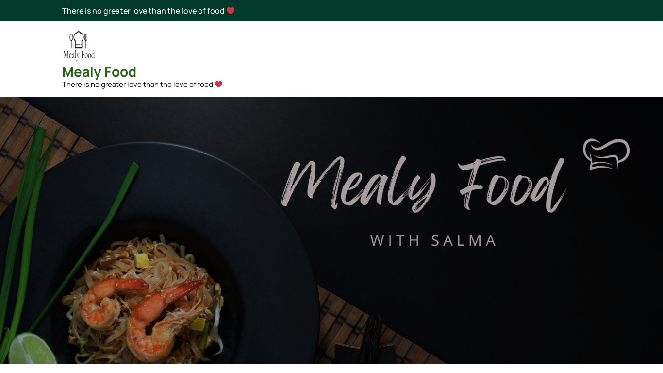 Mealy Landing page