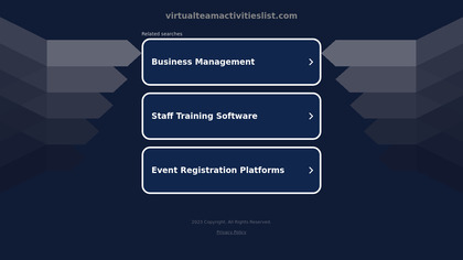 ViTAL Virtual Team Activities List image