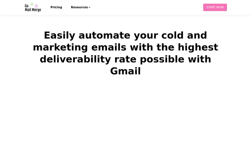 Go Mail Merge Landing Page