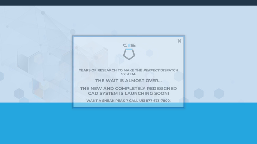 CIS Jail Management System Landing Page