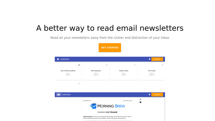 LetterDash Landing Page