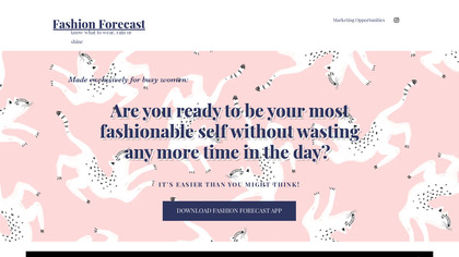 Fashion Forecast App image