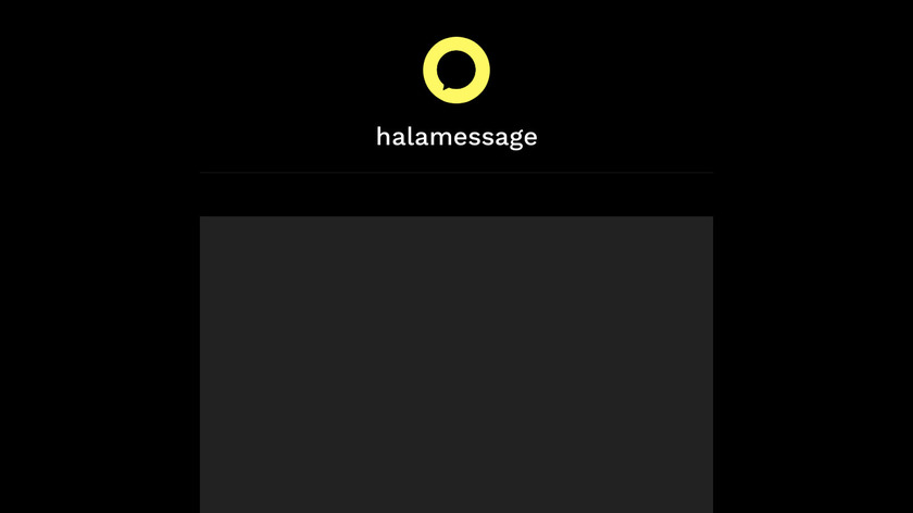 Hala Landing Page