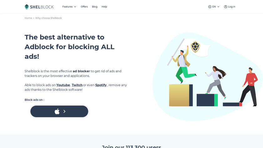 Shelblock Landing Page