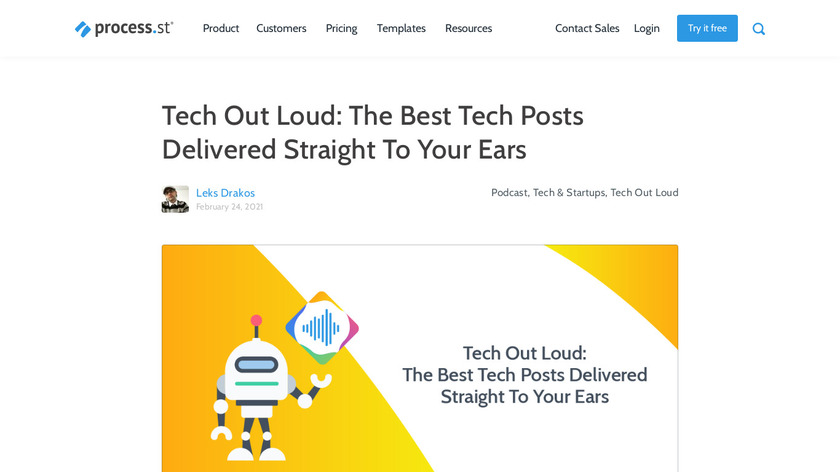Tech Out Loud Landing Page