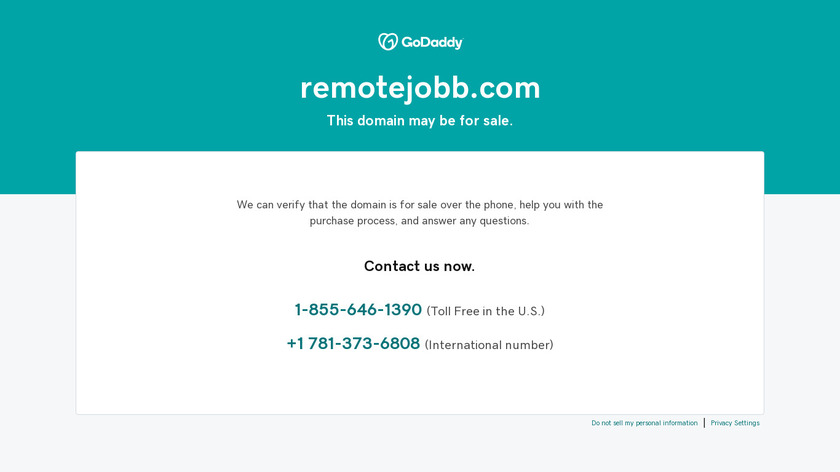 Remote Jobb Landing Page