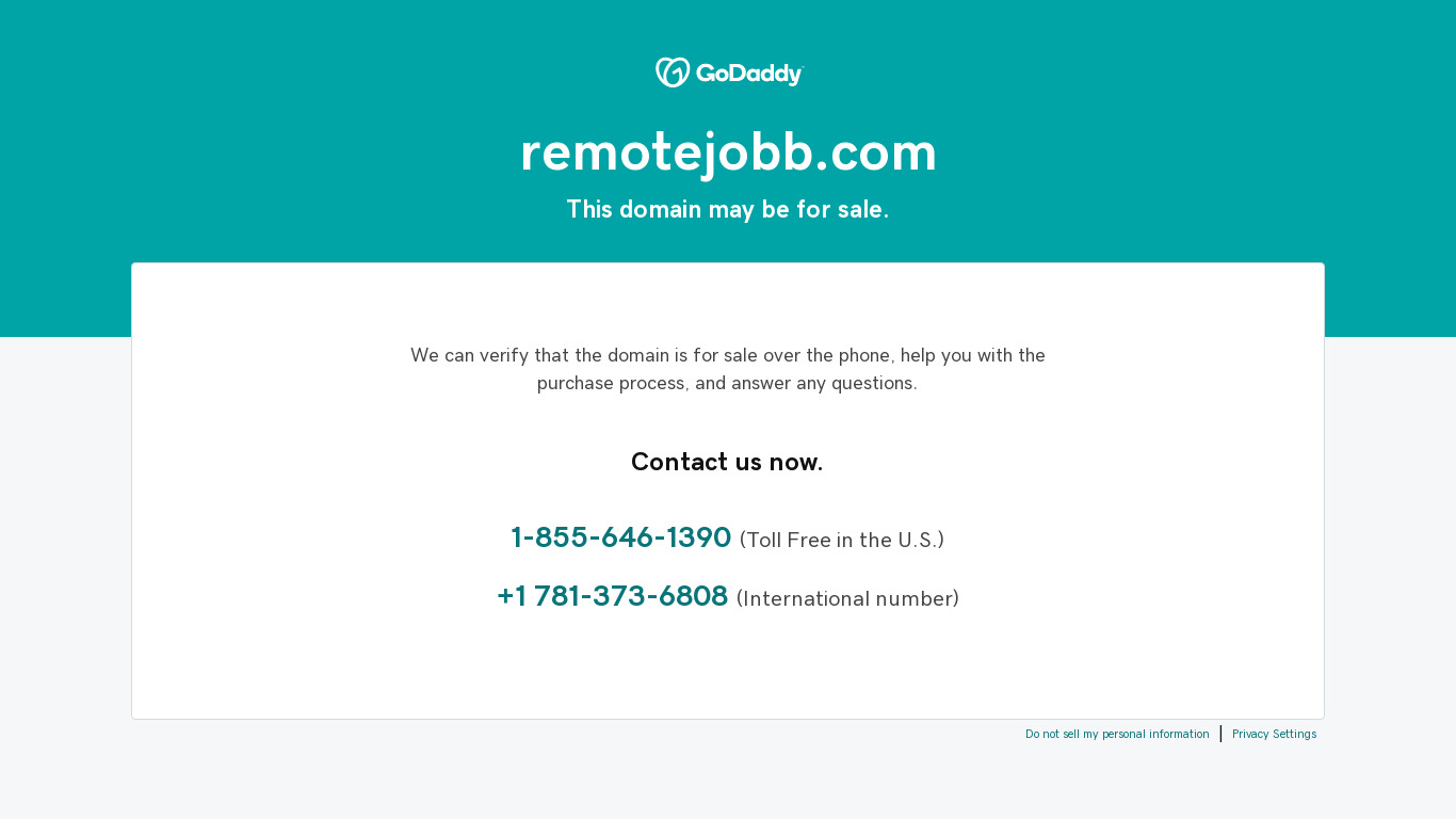 Remote Jobb Landing page