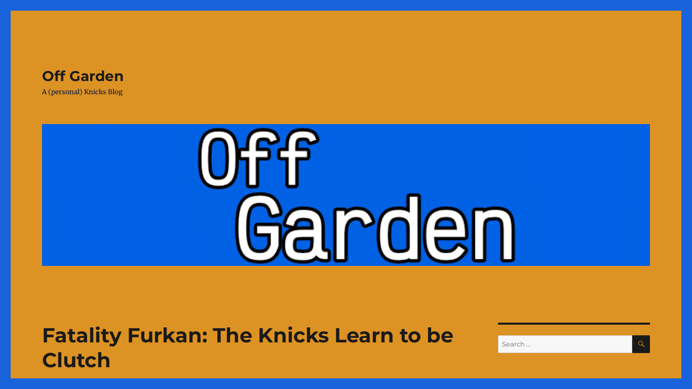 Offgarden Landing page
