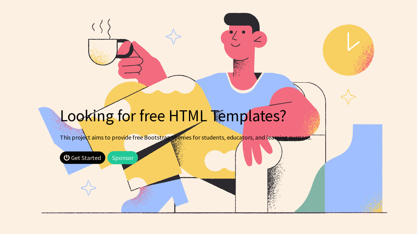 Collection of Bootstrap Theme Templates Landing page