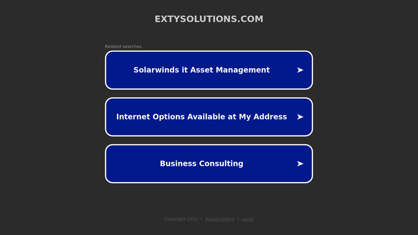 Exty Solutions Landing Page