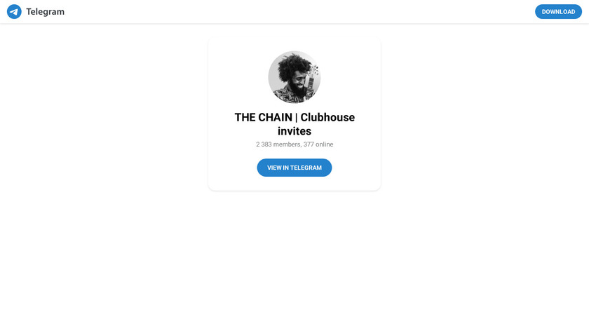 Clubhouse Invite Bot Landing Page