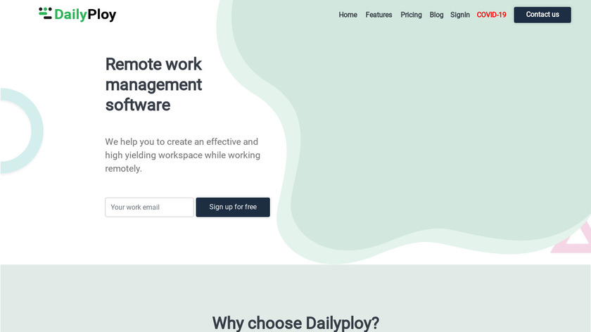 DailyPloy Landing Page