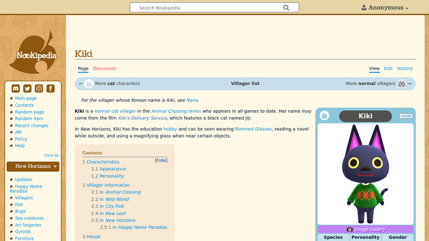 kiki Landing Page