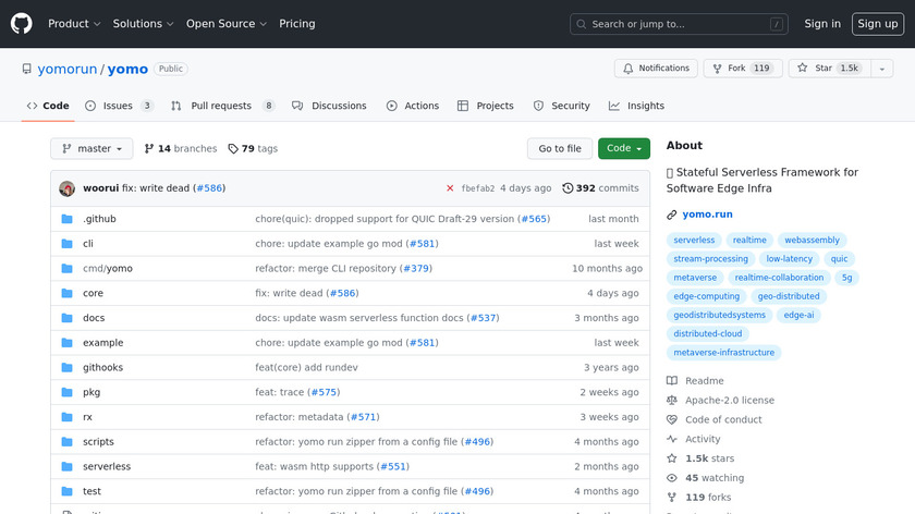 YoMo Landing Page