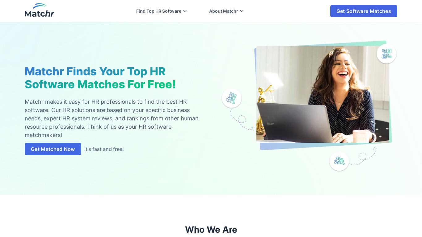 HR Payroll Systems Landing page