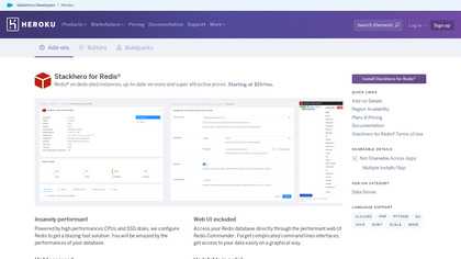 Stackhero for Redis image