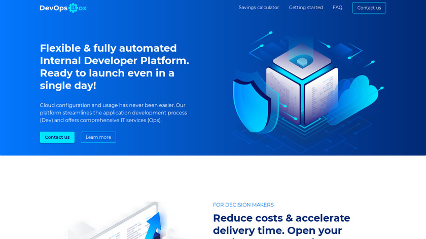 DevOpsBox Landing Page