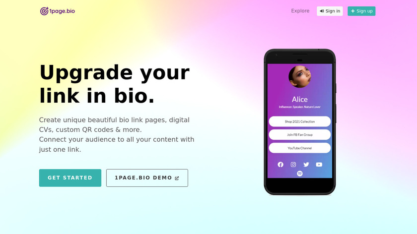 1page.bio Landing Page