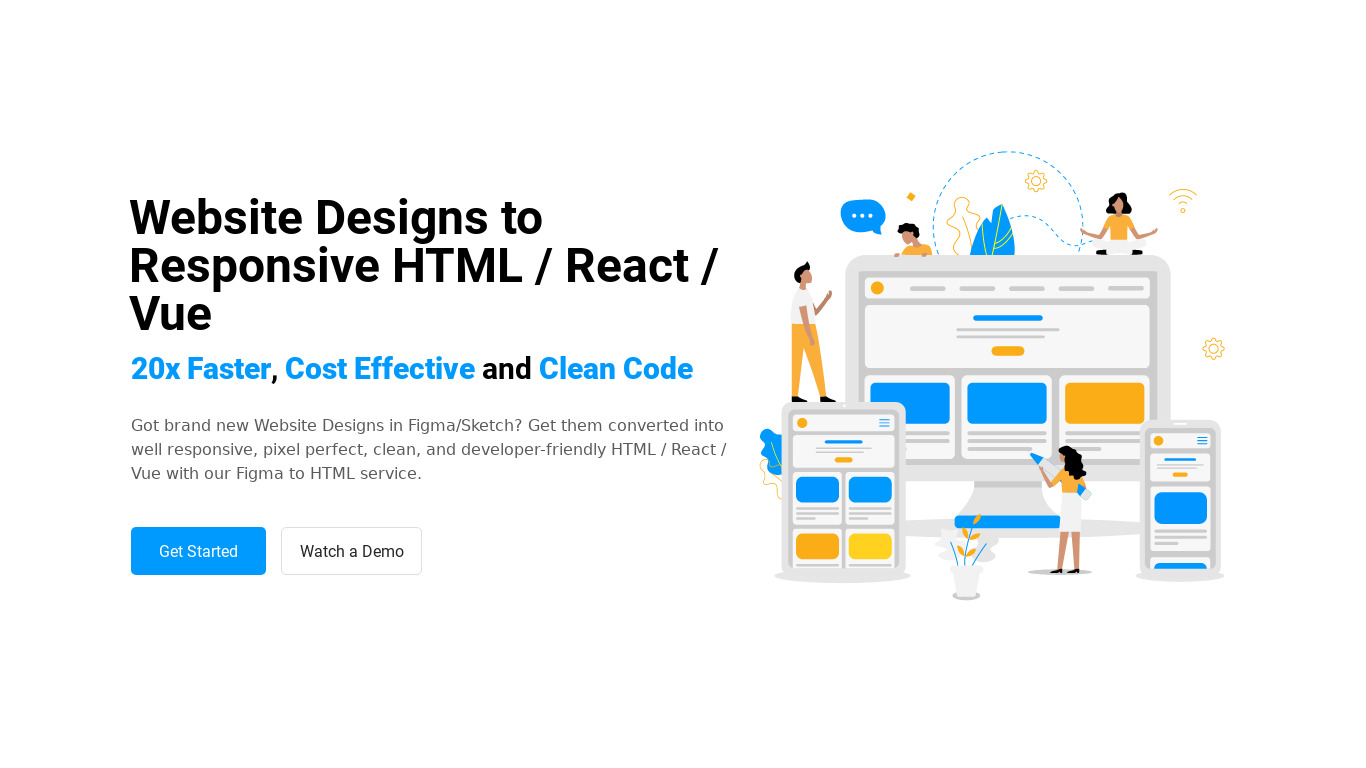 pxCode Landing page