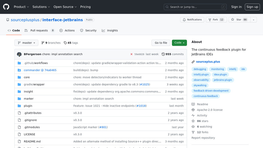 SourceMarker Landing Page