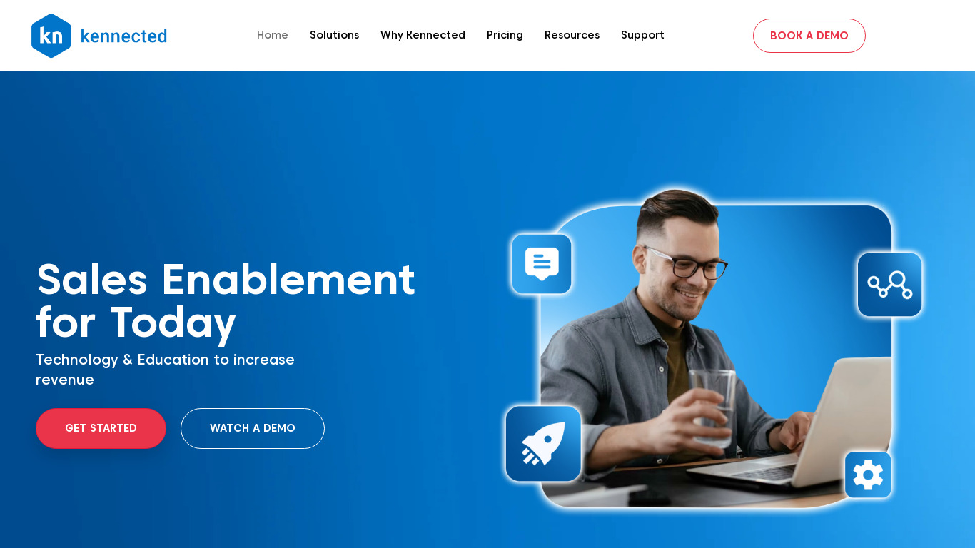 Kennected.org Landing page