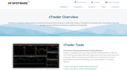 Spotware cTrader image