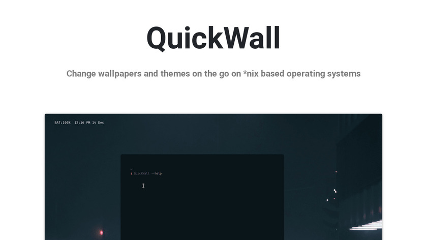 QuickWall Landing Page